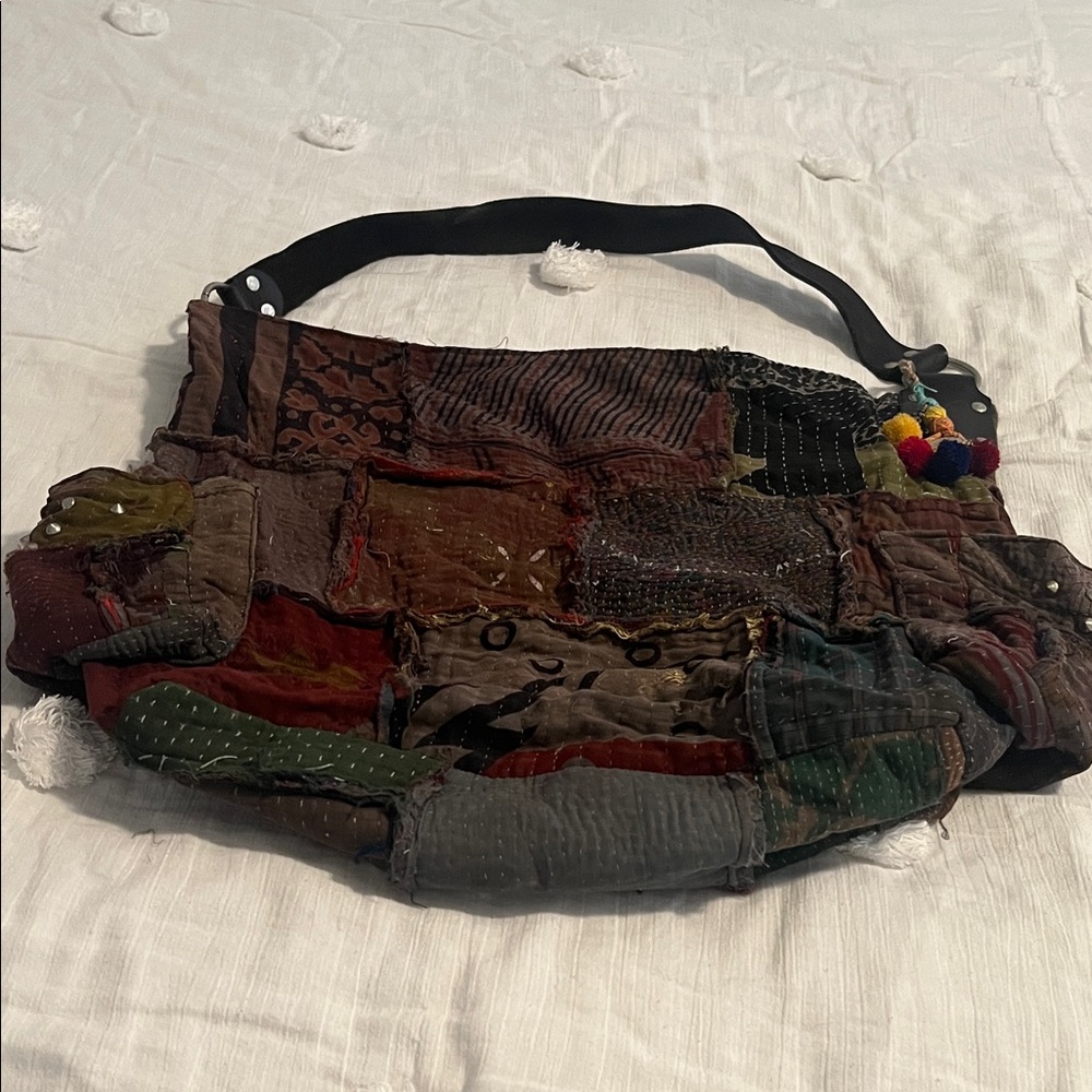 Free People Multicolor Patchwork Shoulder Bag